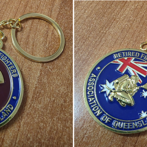 RFFAQ KEY RING 2 SIDED (New)