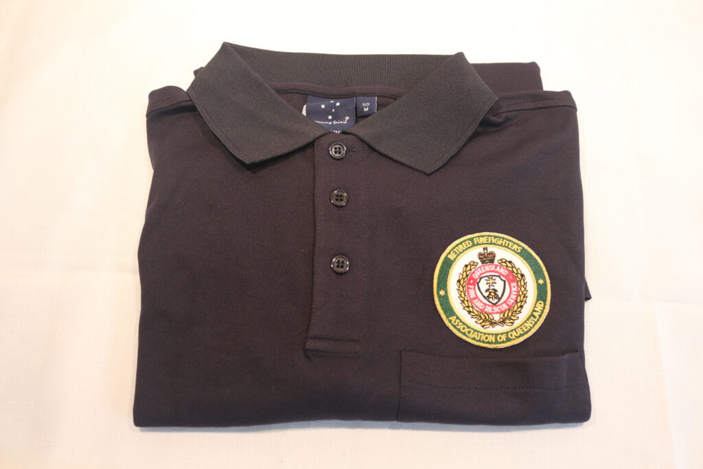 MENS POLO SHIRT SEWN BADGE - RFFAQ